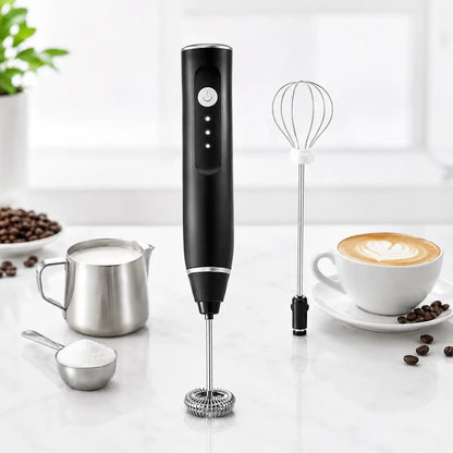 2 in 1 Coffee And Egg Beater | Electric Milk Frother - Zesstora