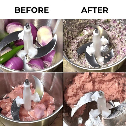 3L Electric Chopper Stainless Steel Series, Multi - Speed | 3 Levels - Zesstora