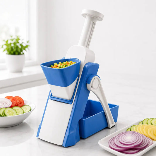 5 in 1 Multifunctional Mandolin Vegetable Slicer Cutter And Chopper - Zesstora