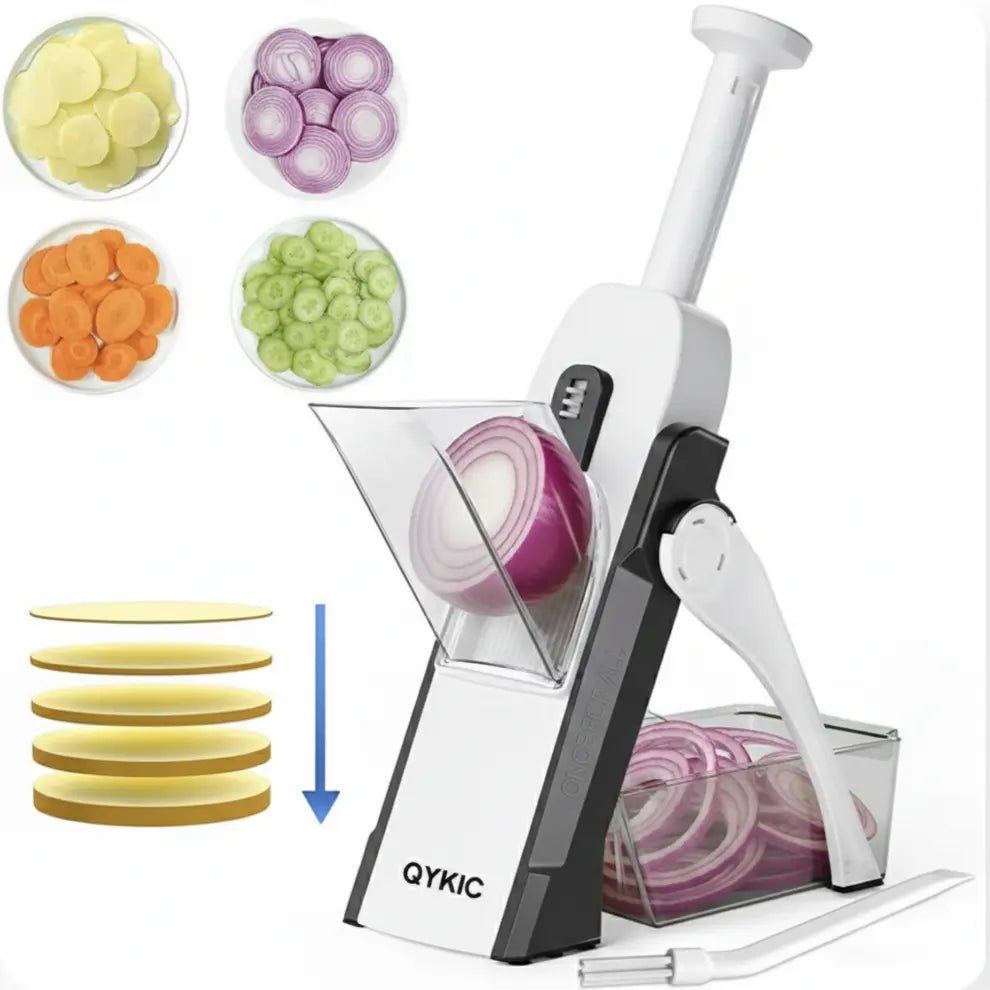 5 in 1 Multifunctional Mandolin Vegetable Slicer Cutter And Chopper - Zesstora