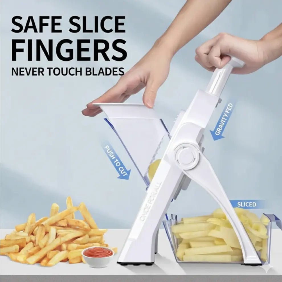 5 in 1 Multifunctional Mandolin Vegetable Slicer Cutter And Chopper - Zesstora