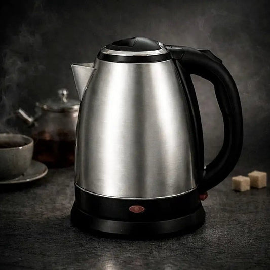 Imported Electric Kettle 2L Litre Stainless Steel 1500W - Zesstora